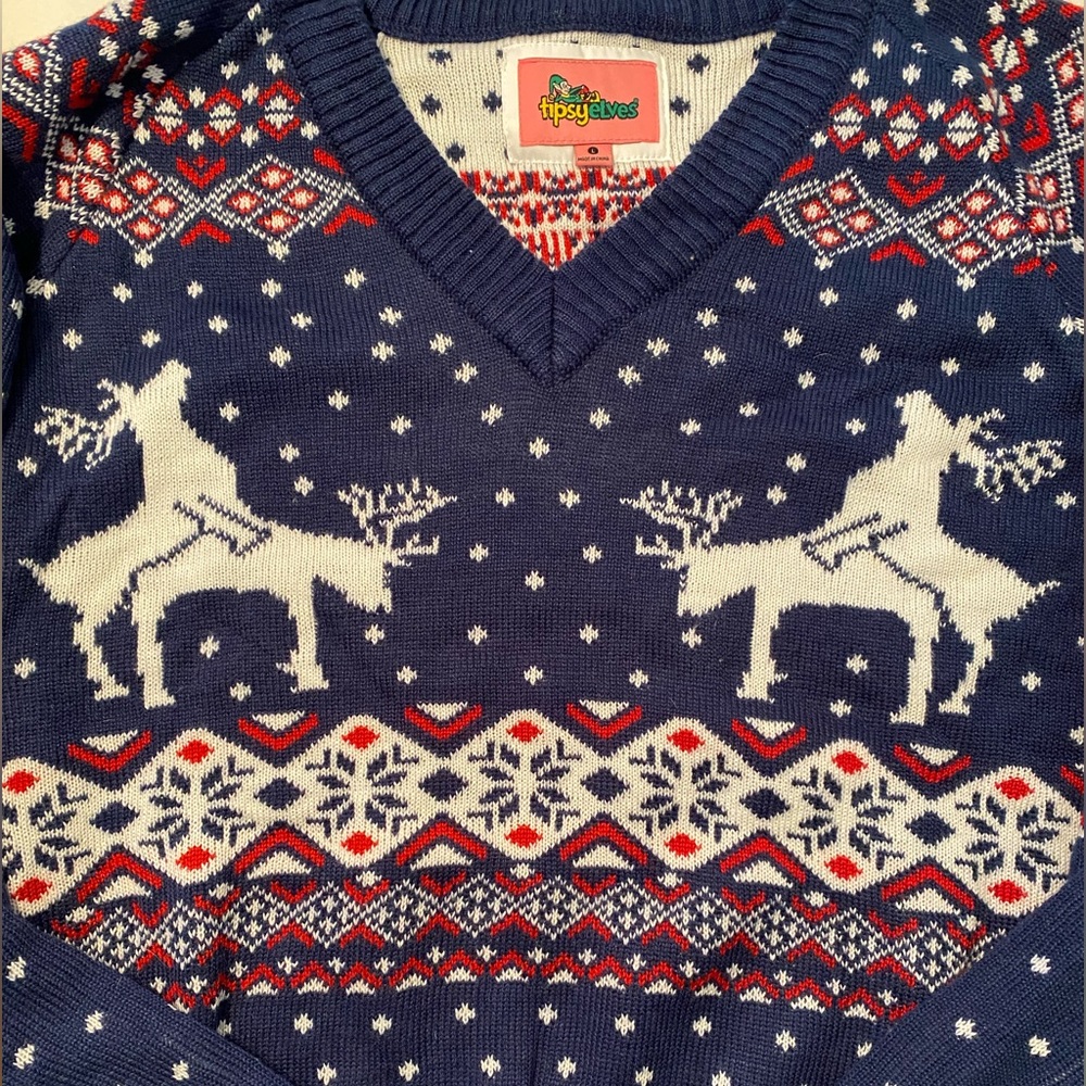 Tipsy Elves Ugly Sweater Women’s Size Large
